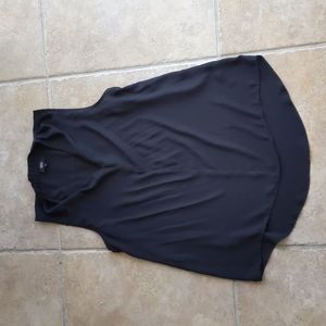 Airy & Light Black Sleeveless Blouse